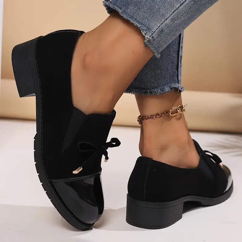 Women's Thick-soled High-heeled Loafer