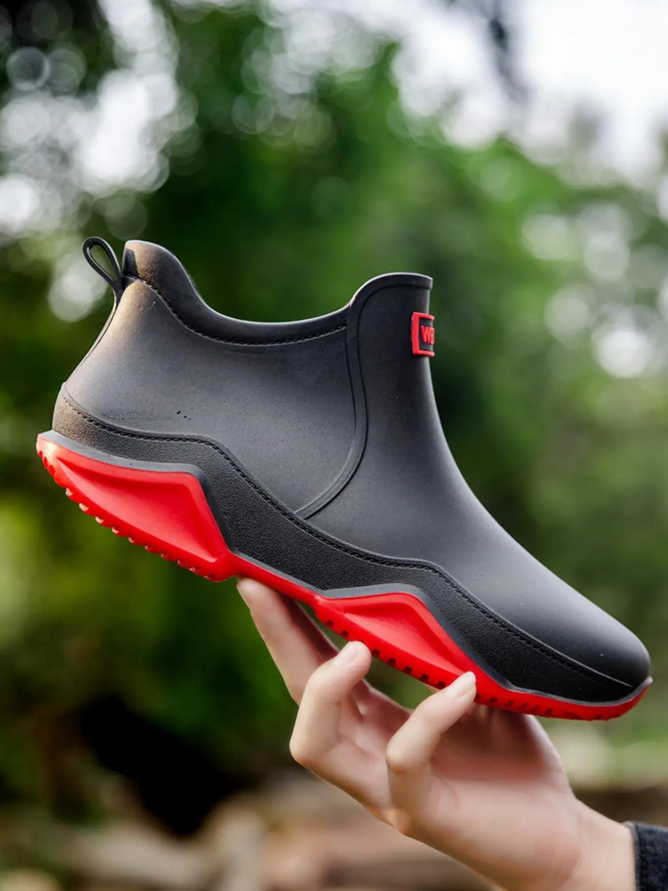 Women's Fashionable Letter Label Design Ankle Boots