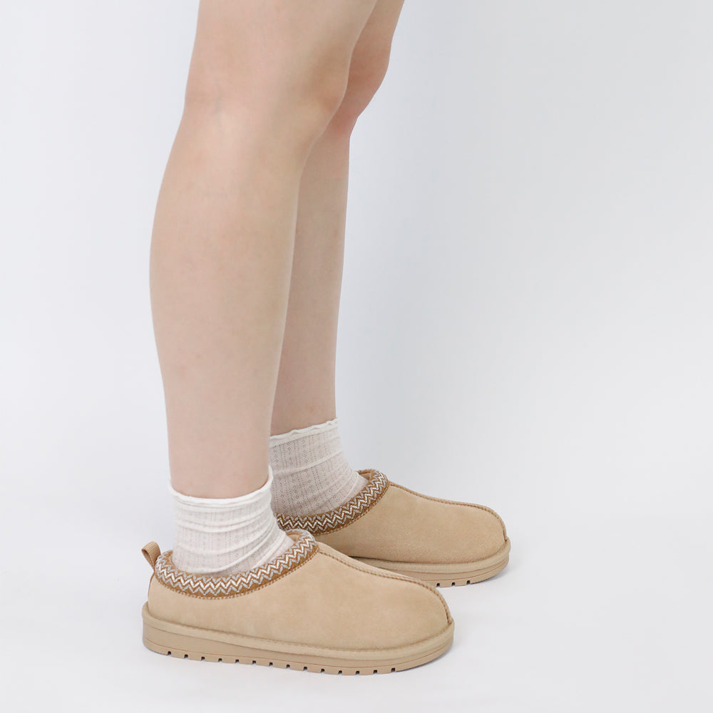 Women's Leather Outdoor Suede Slippers