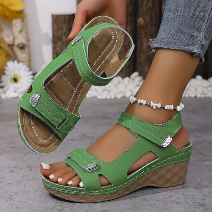 Women's Summer Adjustable Wedge Sandals