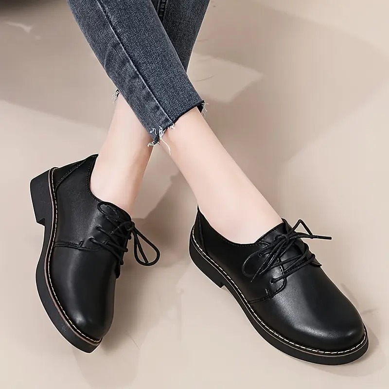 Women'S Synthetic Cover Oxford Shoes