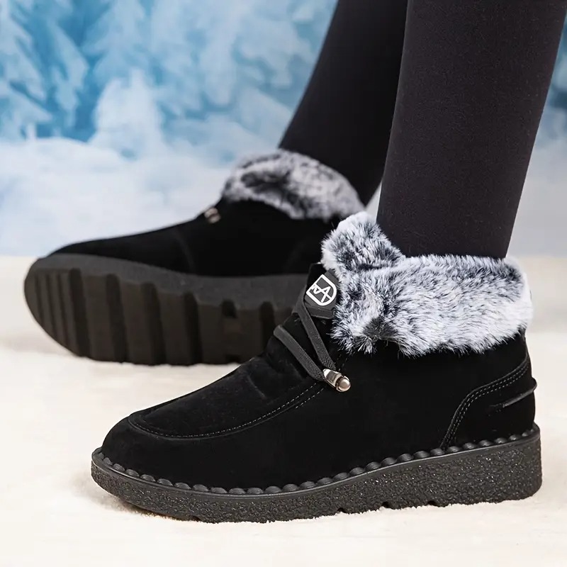 Women's Plush Lined Ankle Boots
