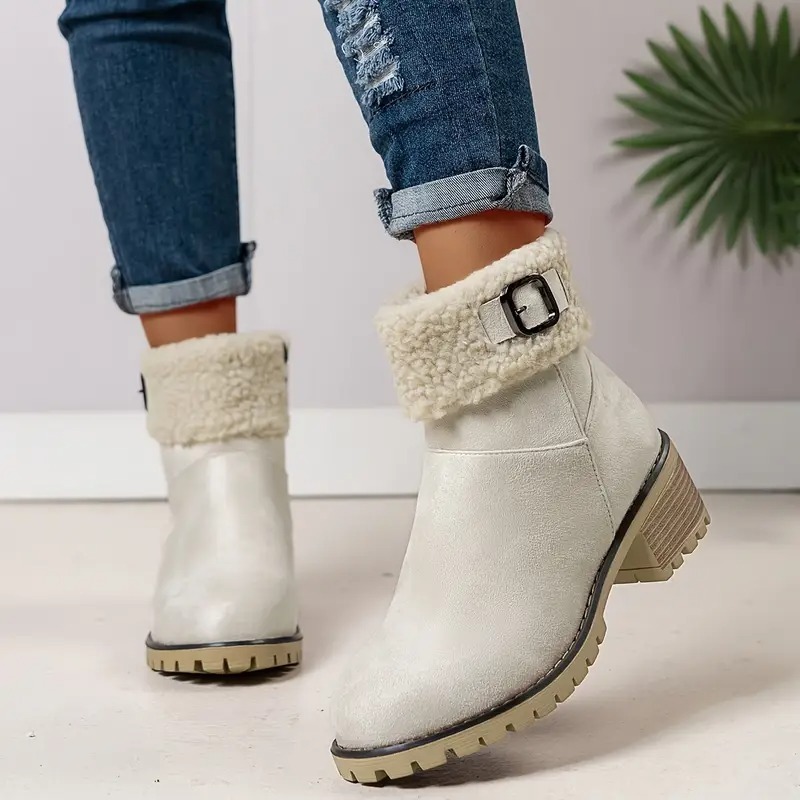 Comfy Lining Warm Ankle Boots