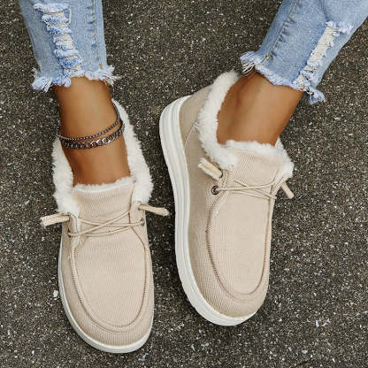 Womens Winter Cozy Comfort Fleece Boots