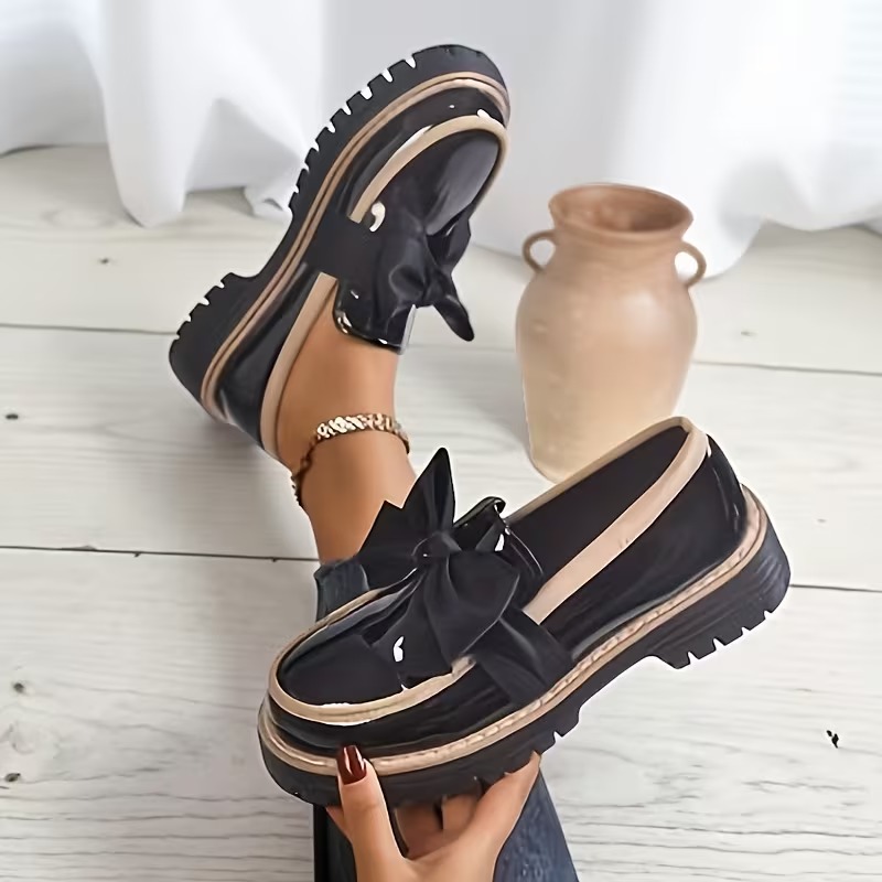 Women's British Vintage Penny Loafers