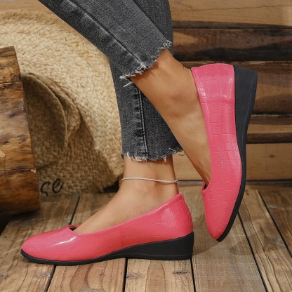 Women's Faux Leather Loafers