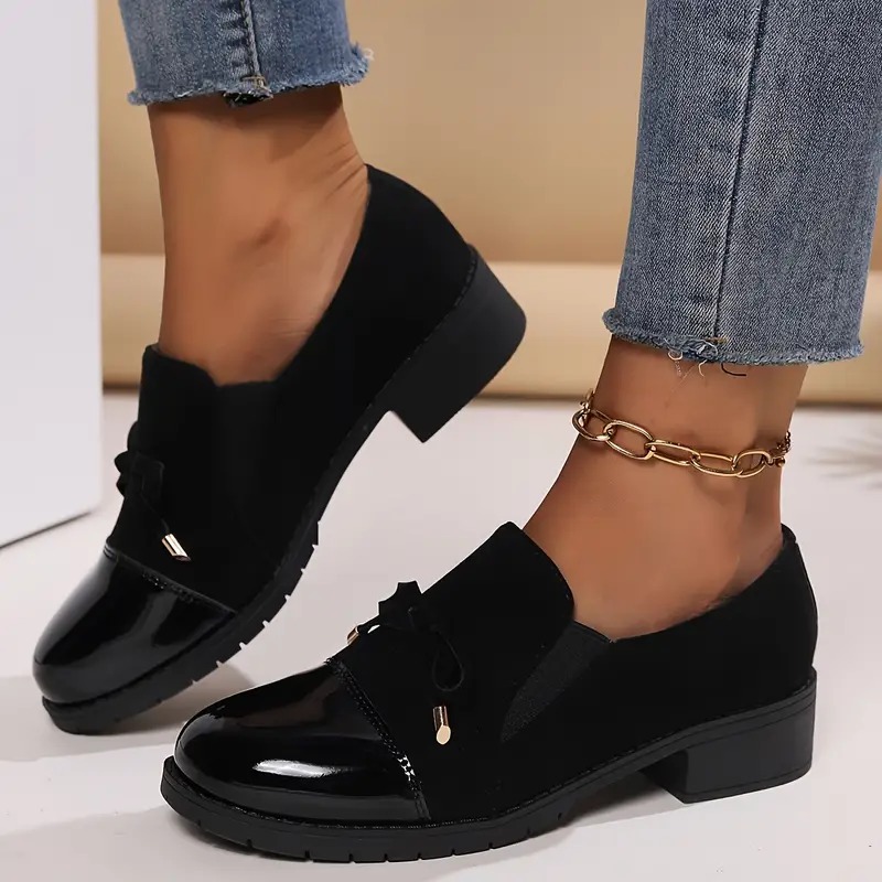 Women's Thick-soled High-heeled Loafer