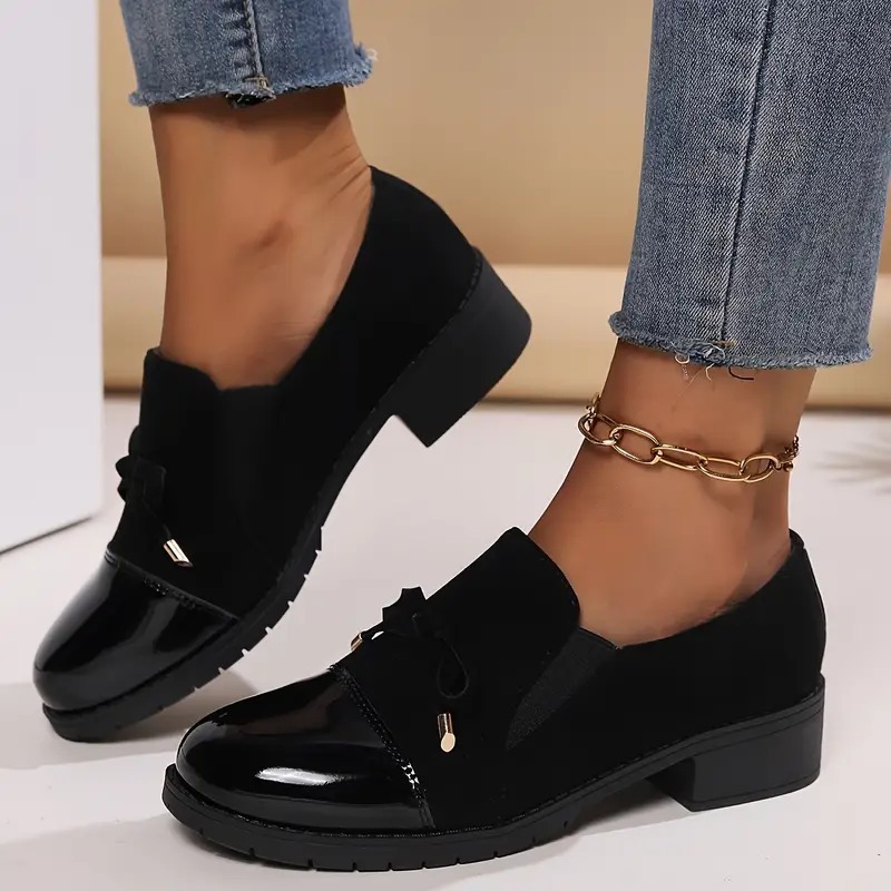 Women's Thick-soled High-heeled Loafer