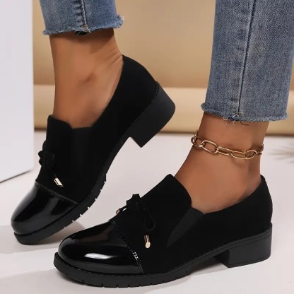 Women's Thick-soled High-heeled Loafer