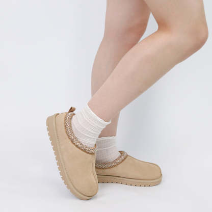 Women's Leather Outdoor Suede Slippers