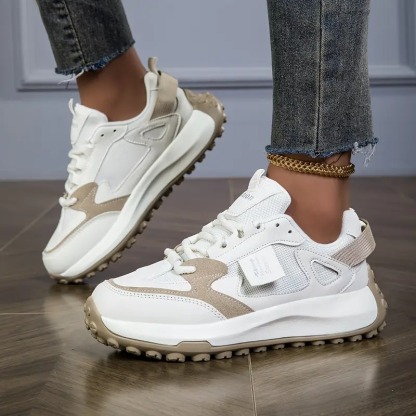 Women's Low Top Lace Up Running Shoes