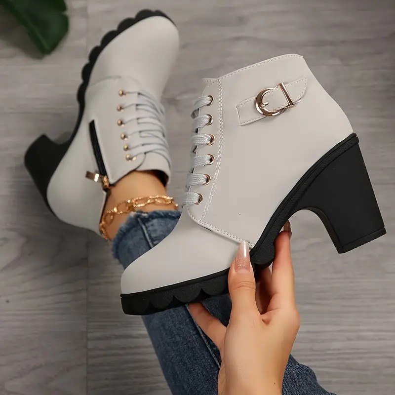 Women's Retro Chic Ankle Boots