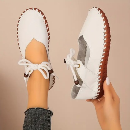Women's Elegant Lace-Up Mary Jane Shoes