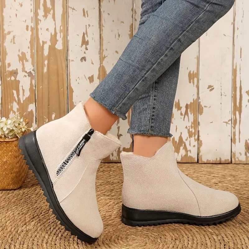 Winter Chic Plush Snow Boots