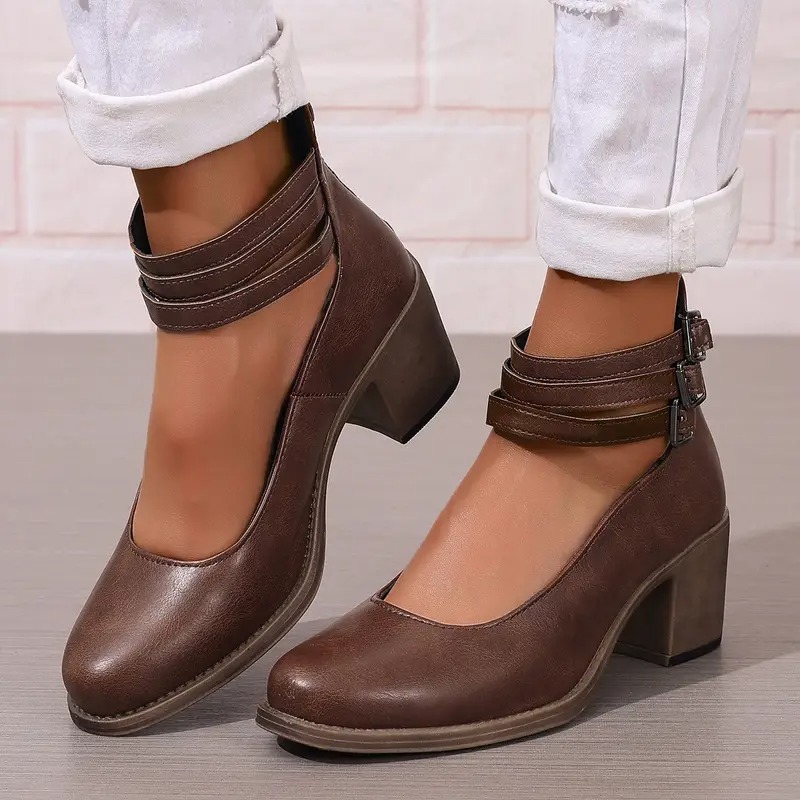 Women's Stylish Chunky Block Heels