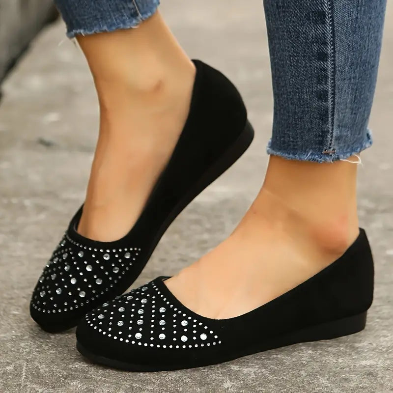 Clearance Sale 60% OFF -Women's Rhinestone Flat Shoes