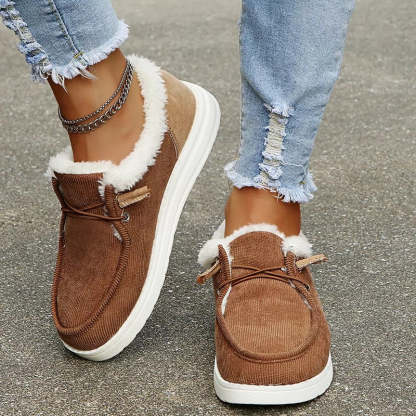 Womens Winter Cozy Comfort Fleece Boots