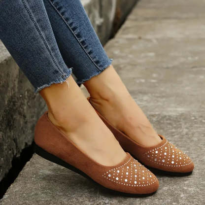 Clearance Sale 60% OFF -Women's Rhinestone Flat Shoes