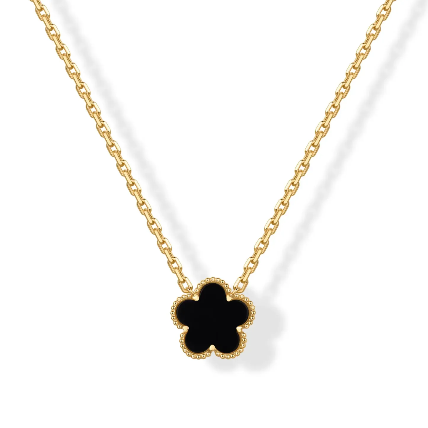 14K Gold Plated Clover Necklaces for Women