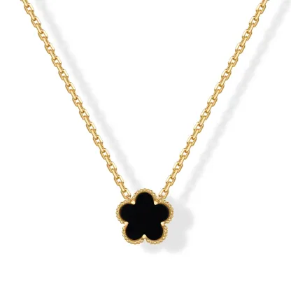14K Gold Plated Clover Necklaces for Women