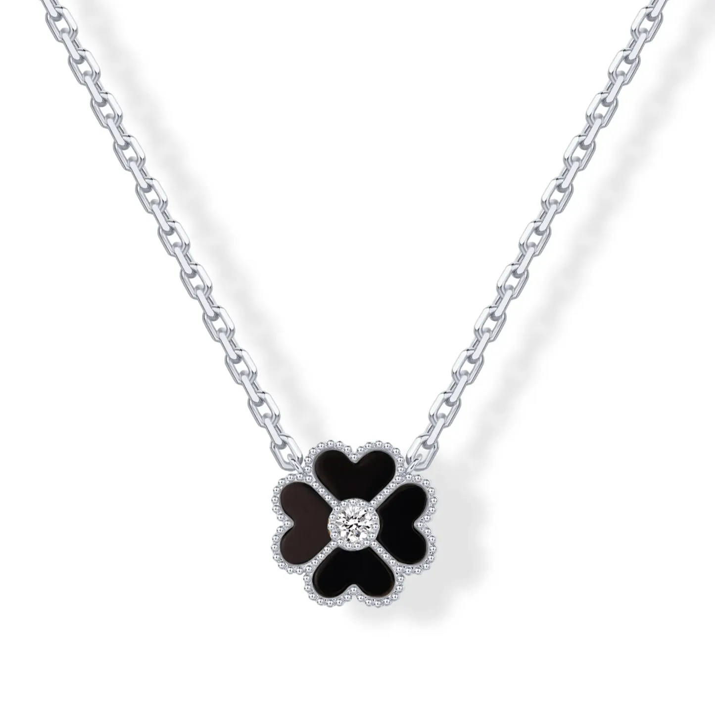 14K Gold Plated Clover Necklaces for Women