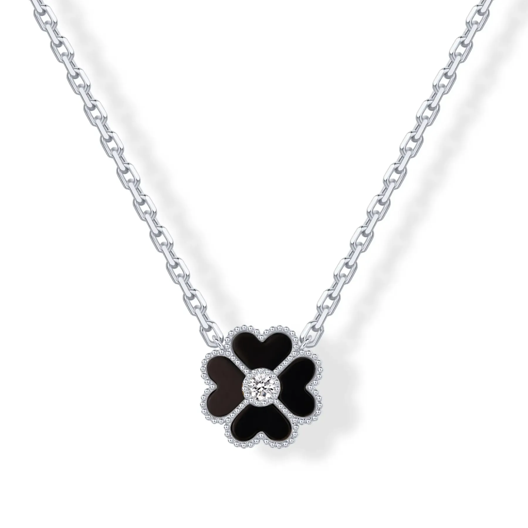 14K Gold Plated Clover Necklaces for Women