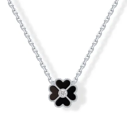 14K Gold Plated Clover Necklaces for Women