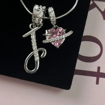 3-Layered Initial Choker Necklace for Women
