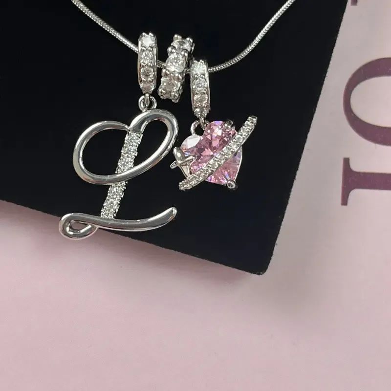 3-Layered Initial Choker Necklace for Women
