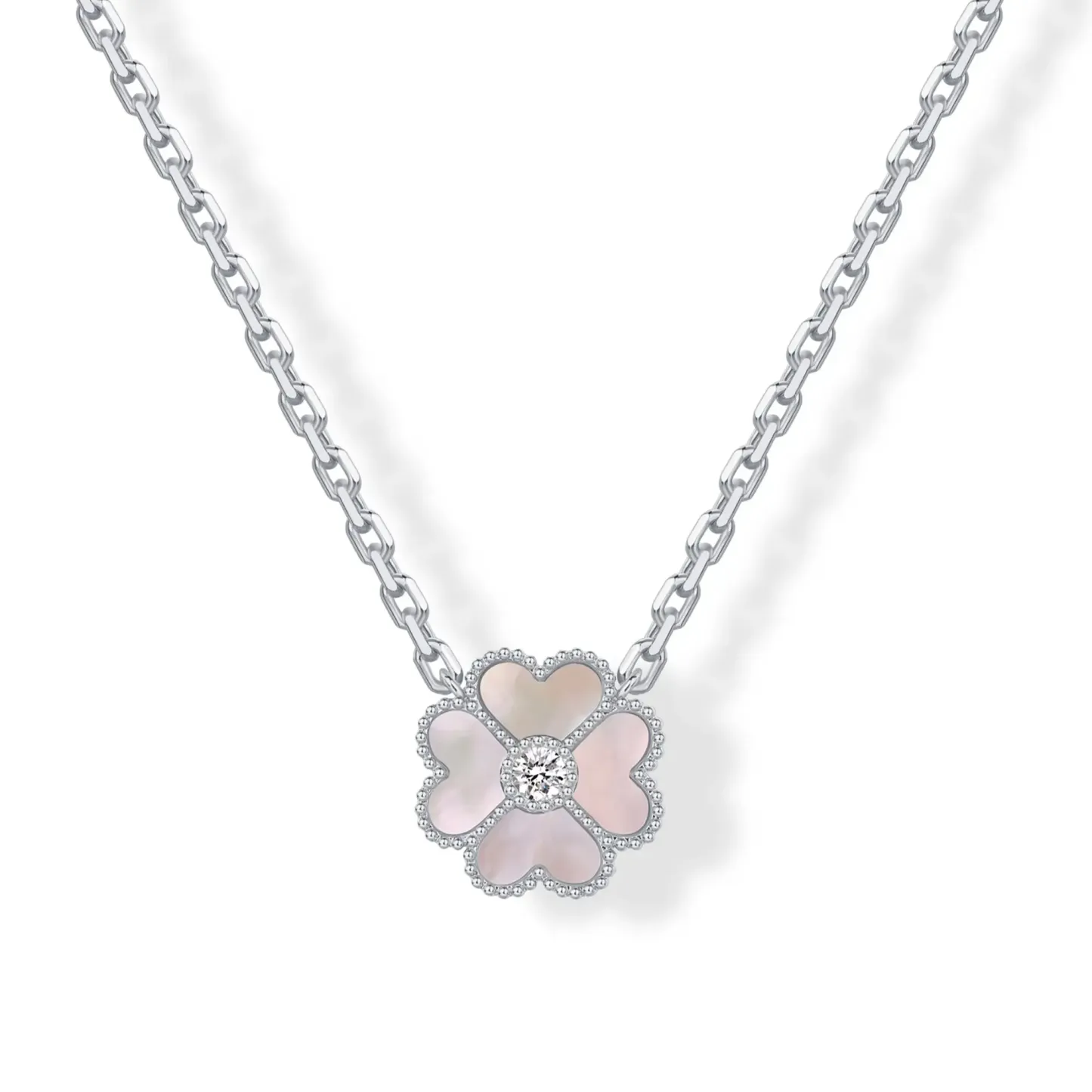 14K Gold Plated Clover Necklaces for Women