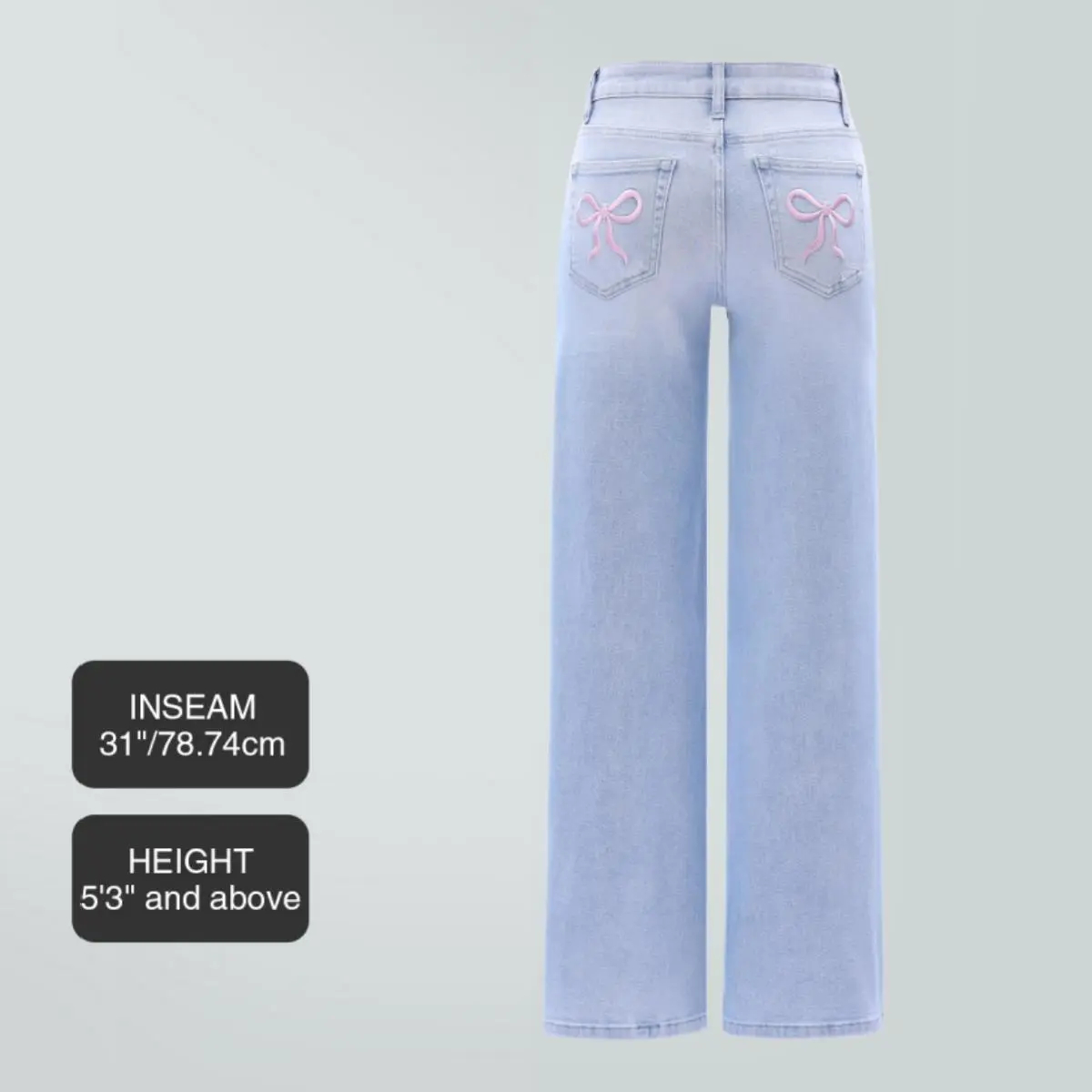 Mid-low Rise Baggy Jeans Stretchy Wide Leg for Women  Lady Basic Minimalist Comfortable Denim Tummy Control Curve Hugging Plus Size Regular Size BBL Spring Fashion Daily Outfits