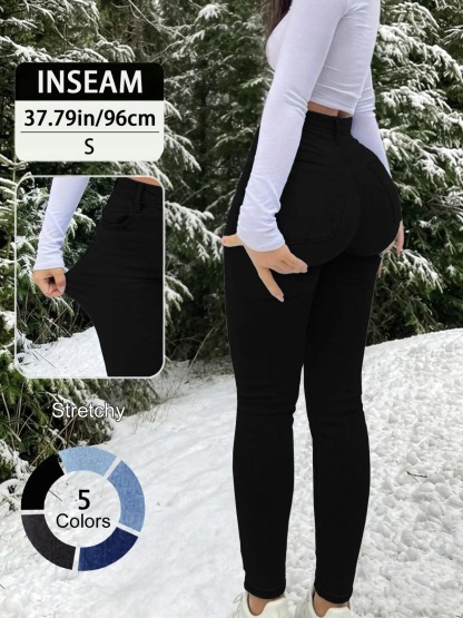 Women's Slim-Fit High Waist Long Pants