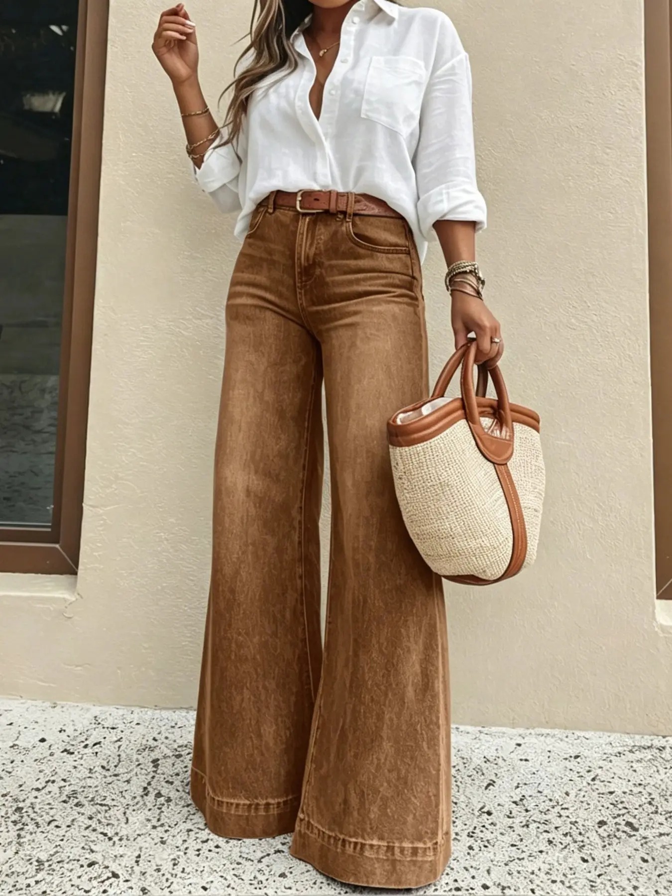 Women's Elastic Loose Fit Jeans