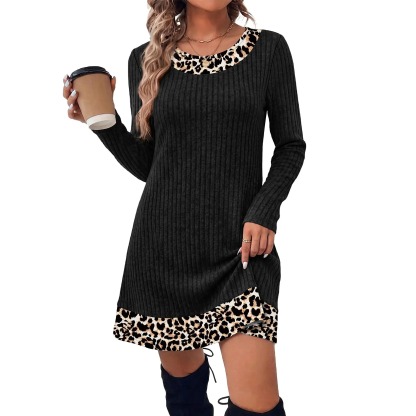 Women's Long Sleeve Sweater Dress