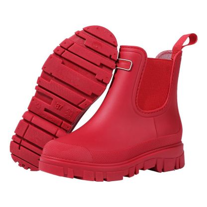 Women'S Waterproof Lug Sole Chelsea Rain Boots