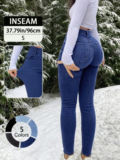 Women's Slim-Fit High Waist Long Pants