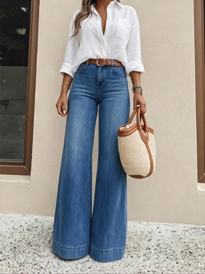 Women's Elastic Loose Fit Jeans