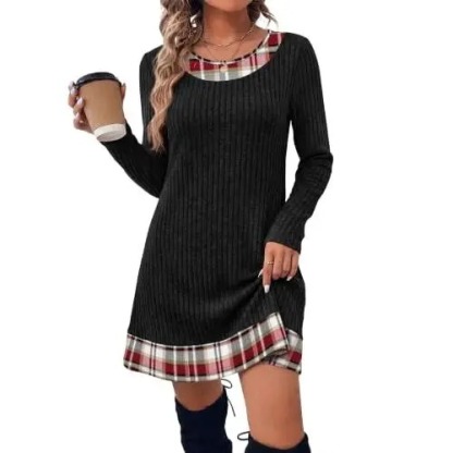 Women's Long Sleeve Sweater Dress