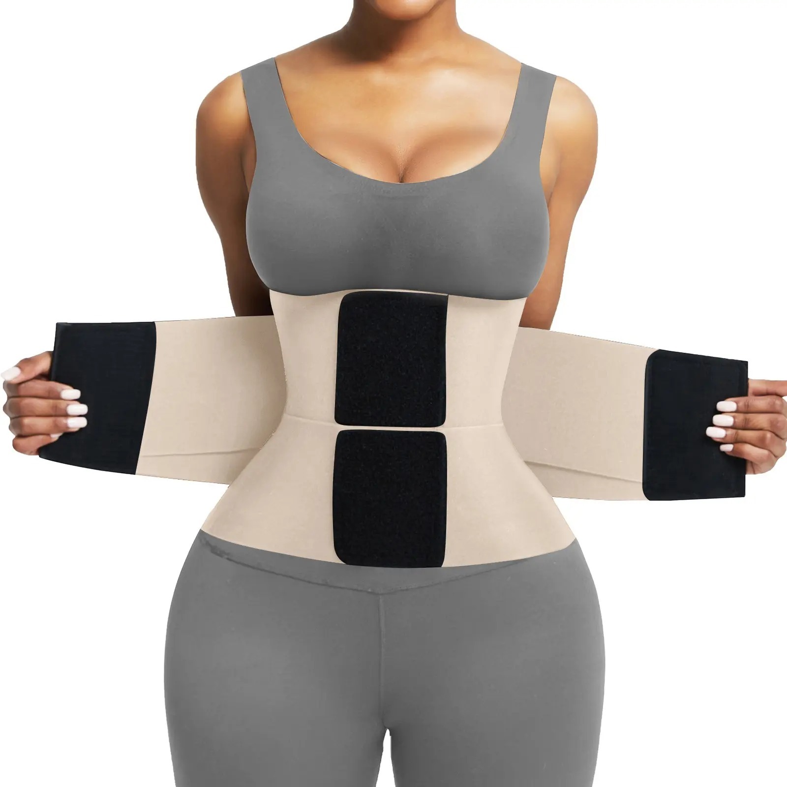 Belt Waist Cincher Ab Belt with Triple Wrap
