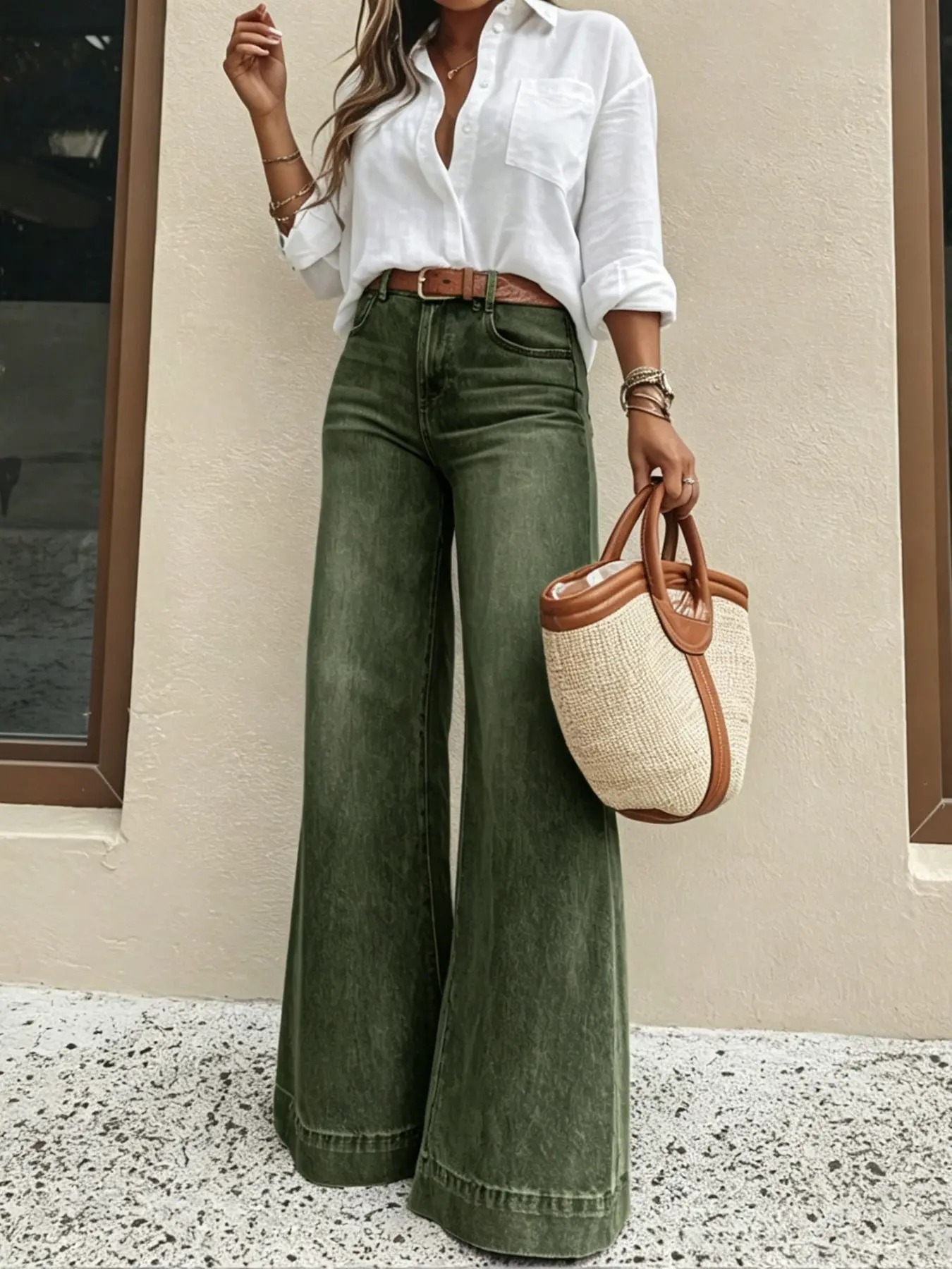Women's Elastic Loose Fit Jeans