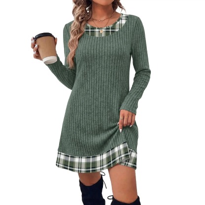 Women's Long Sleeve Sweater Dress
