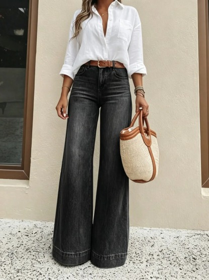 Women's Elastic Loose Fit Jeans