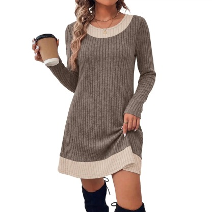 Women's Long Sleeve Sweater Dress