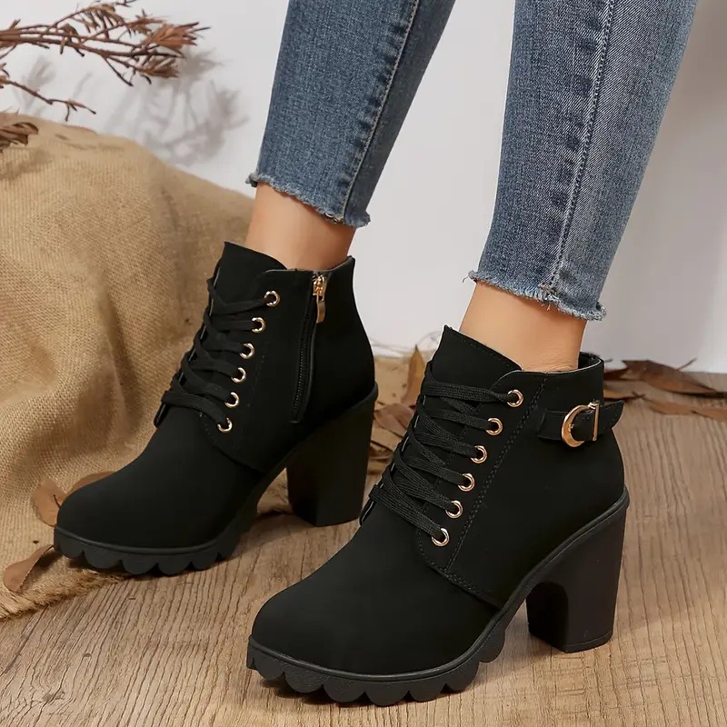 Women's Retro Chic Ankle Boots