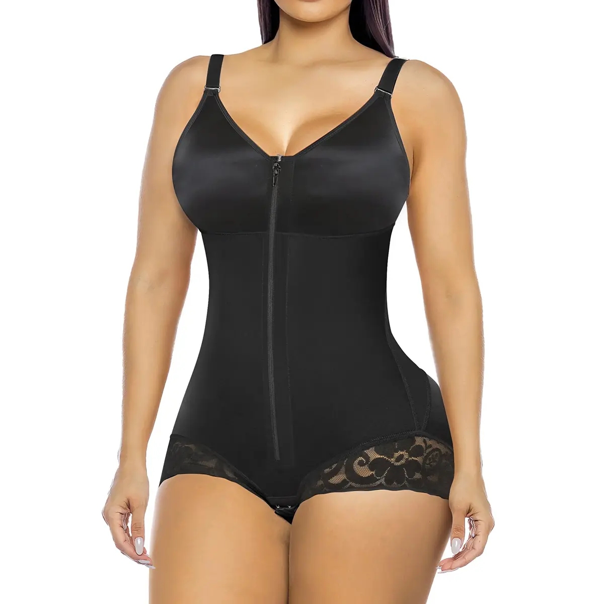 Colombian Shapewear Overbust Faja – High-Compression Tummy Control & Body Sculpting Girdle for Women
