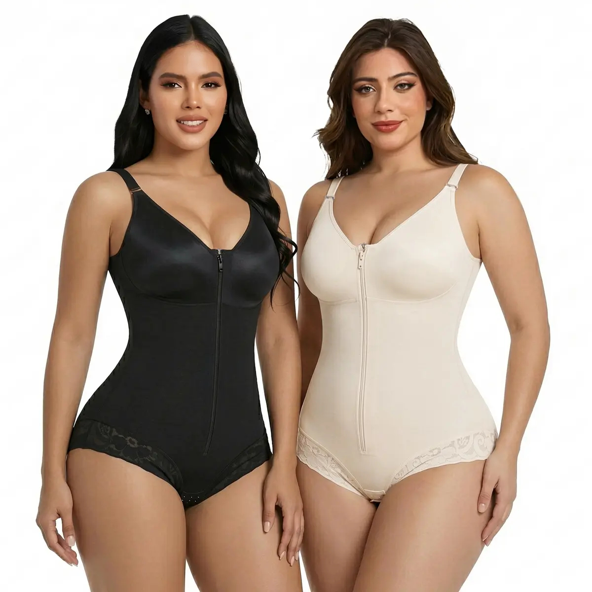 Colombian Shapewear Overbust Faja – High-Compression Tummy Control & Body Sculpting Girdle for Women