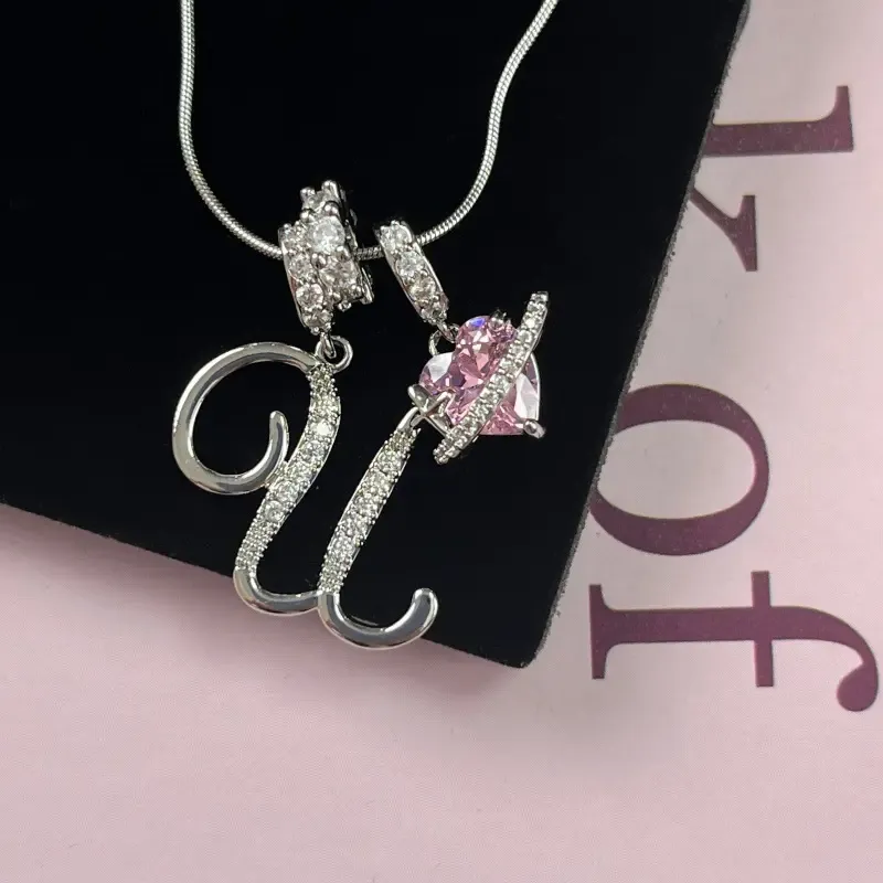 3-Layered Initial Choker Necklace for Women