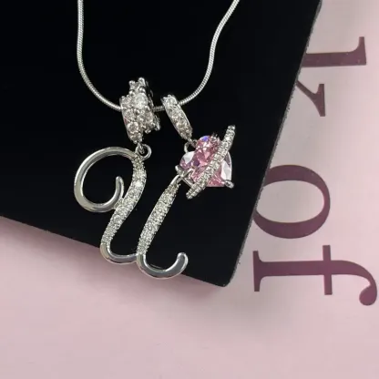 3-Layered Initial Choker Necklace for Women