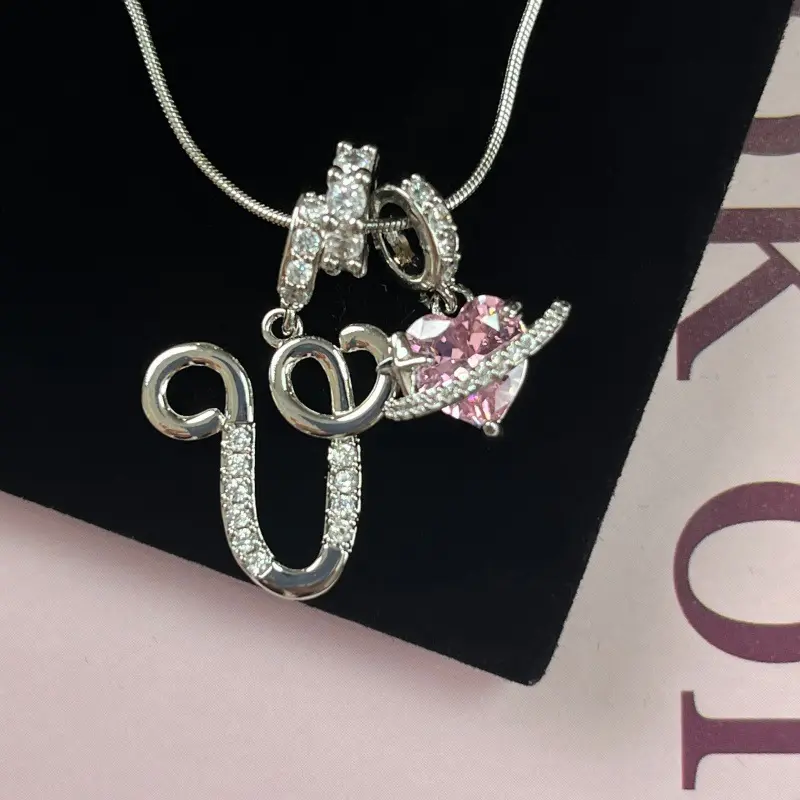 3-Layered Initial Choker Necklace for Women