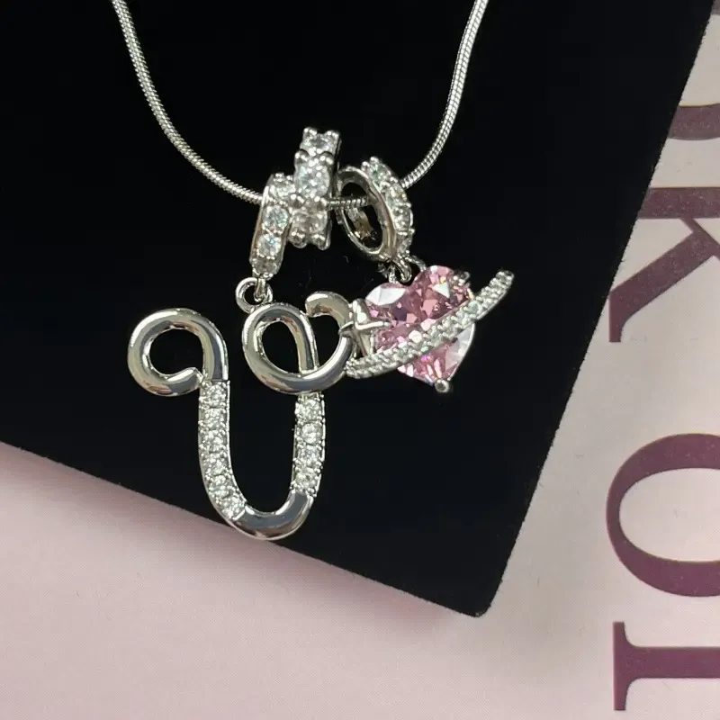 3-Layered Initial Choker Necklace for Women